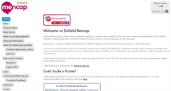 Desktop Screenshot of enfieldmencap.org.uk
